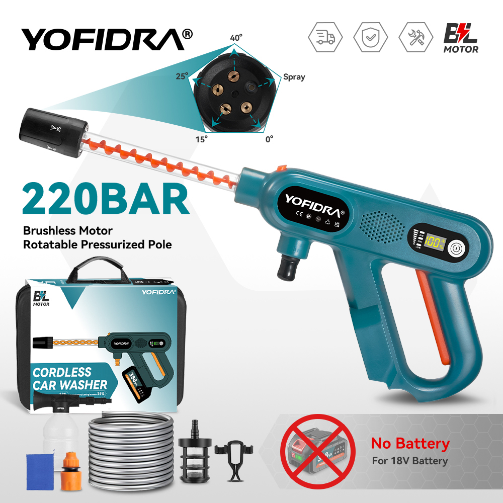 YOFIDRA 3500W Brushless High P - Car Shampoo Ph review and price