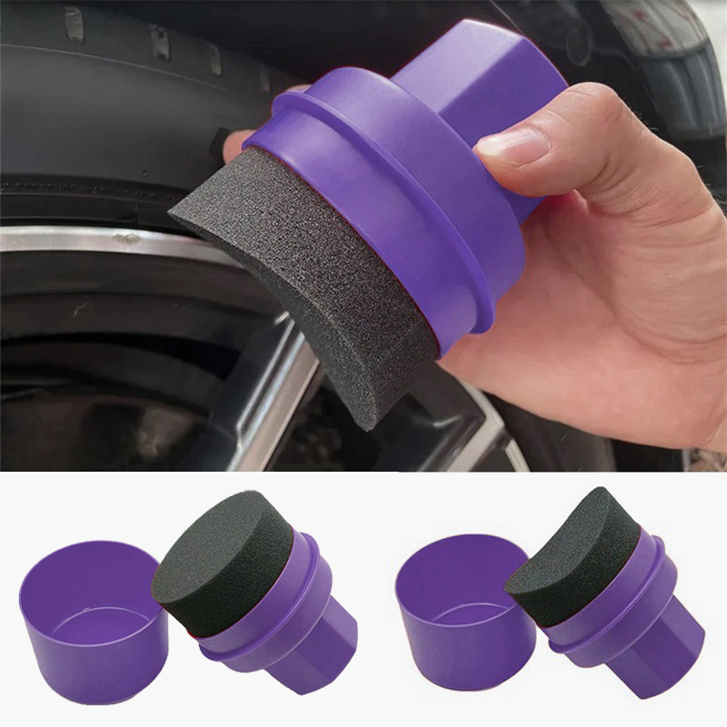 Curved Car Tire Waxing Sponge  - Wax Applicator Pad review and price