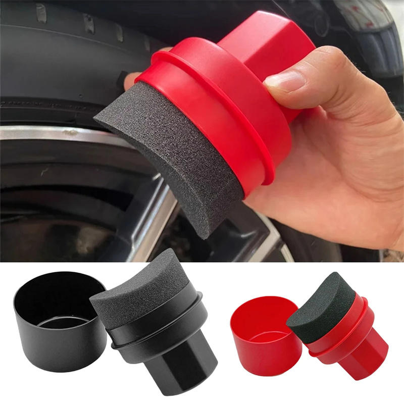Curved Car Tire Waxing Sponge  - Wax Applicator Pad review and price