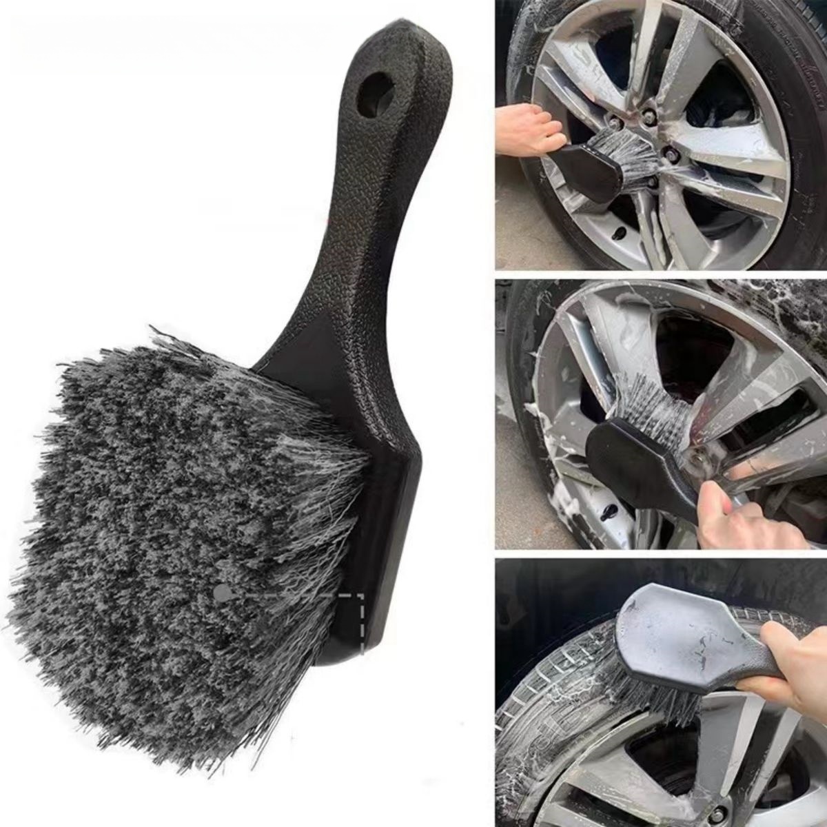 Car Wheel Cleaning Brush Detai - Car Cleaning Brush review and price