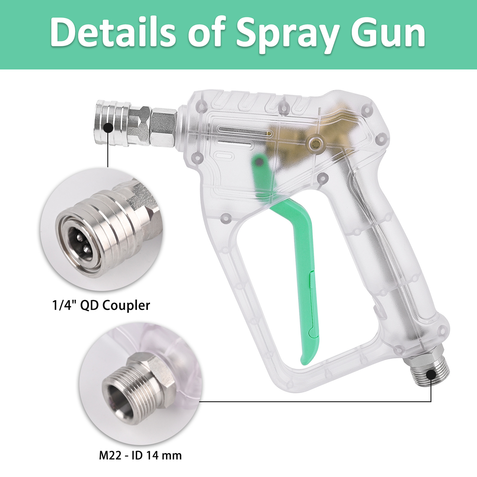 High Pressure Washer Gun with  - Pressure Washer Foam Gun review and price
