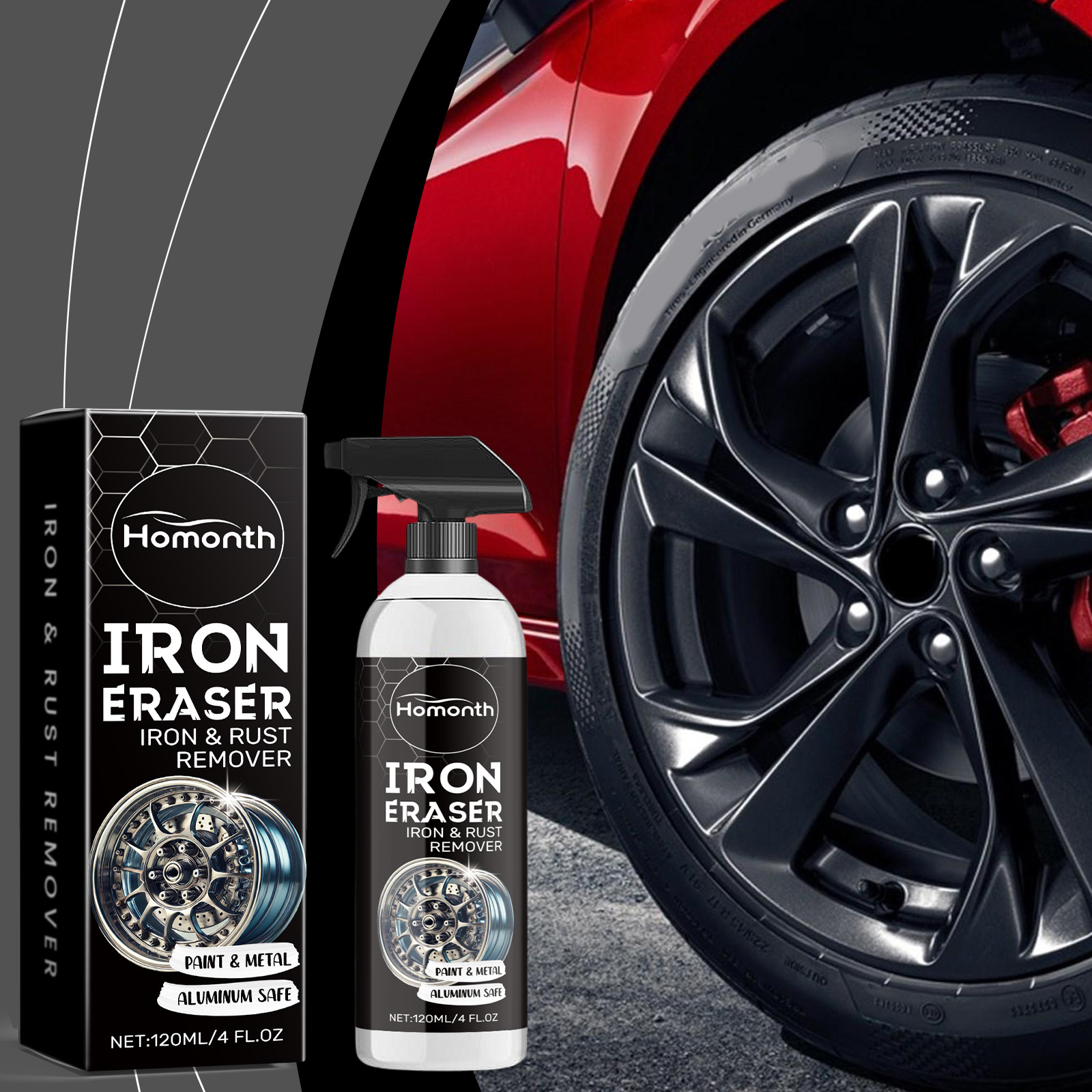 Car Wheel Rust Remover Spray E - Wheel Cleaner Alloy review and price