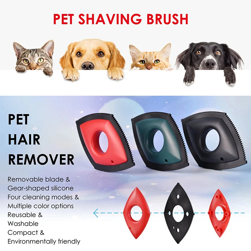 4 Modes Pet Hair Remover Comb  - Seat Cleaner Fabric review and price