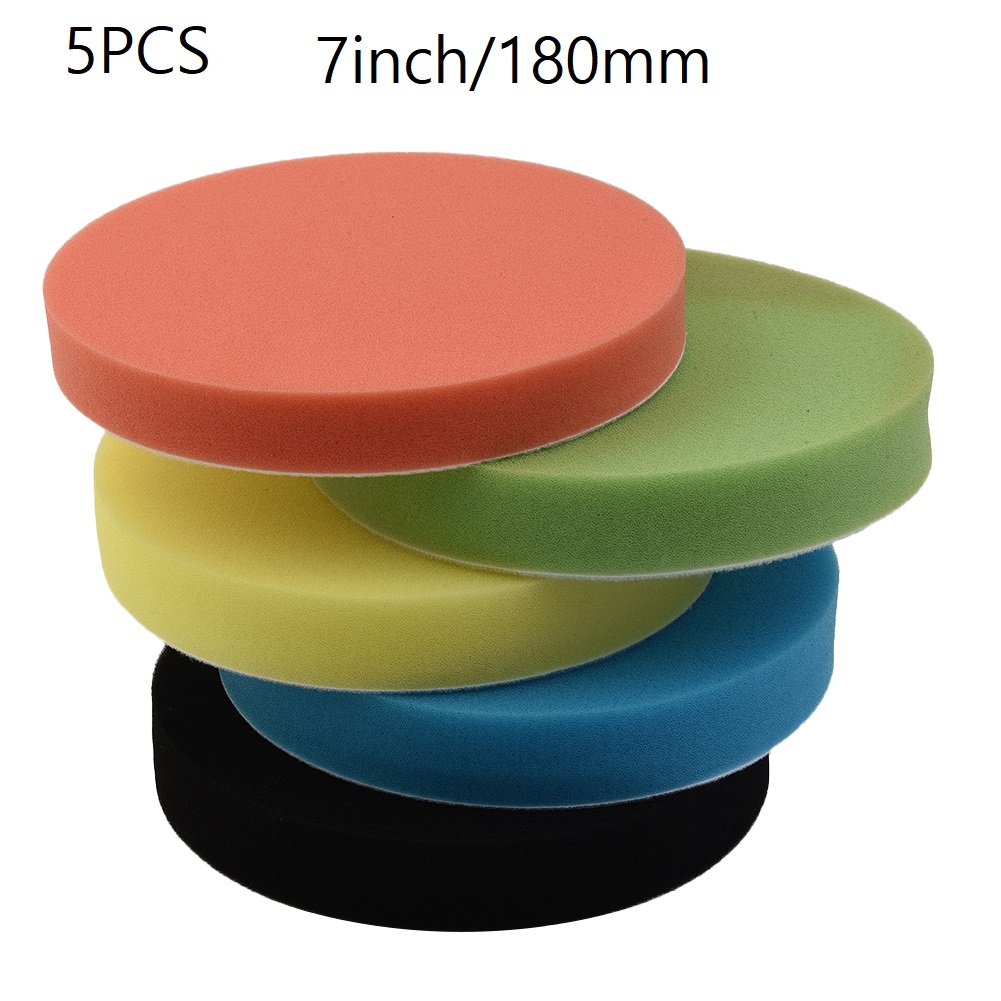 5 Pcs Sponge Polishing Pad 7In - Polish Pad Set Buffer review and price