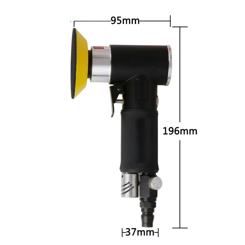 Air Sander Mini Pneumatic Grin - Polish Pad Set Buffer review and price