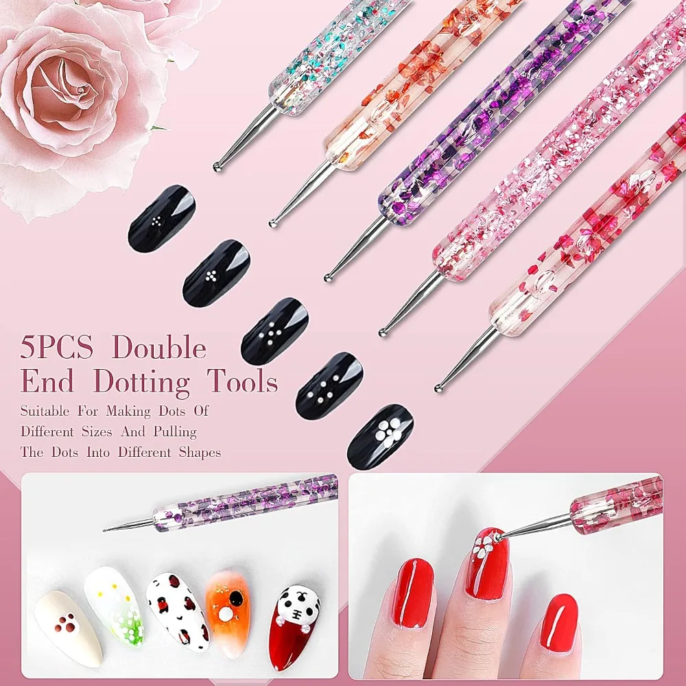 32pcs Nail Art Brushes, Acryli - Detailing Brush Set review and price