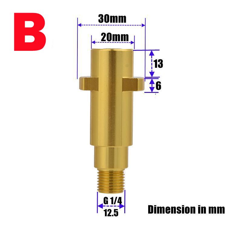 Nozzle Adaptor With G1/4 Male  - Foam Cannon Car Wash review and price