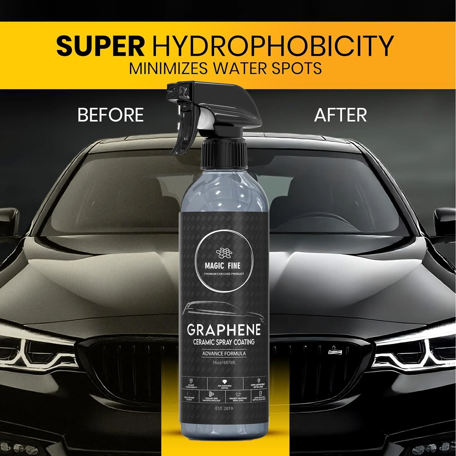Graphene Ceramic Spray Coating - Car Wax Ceramic Coating review and price