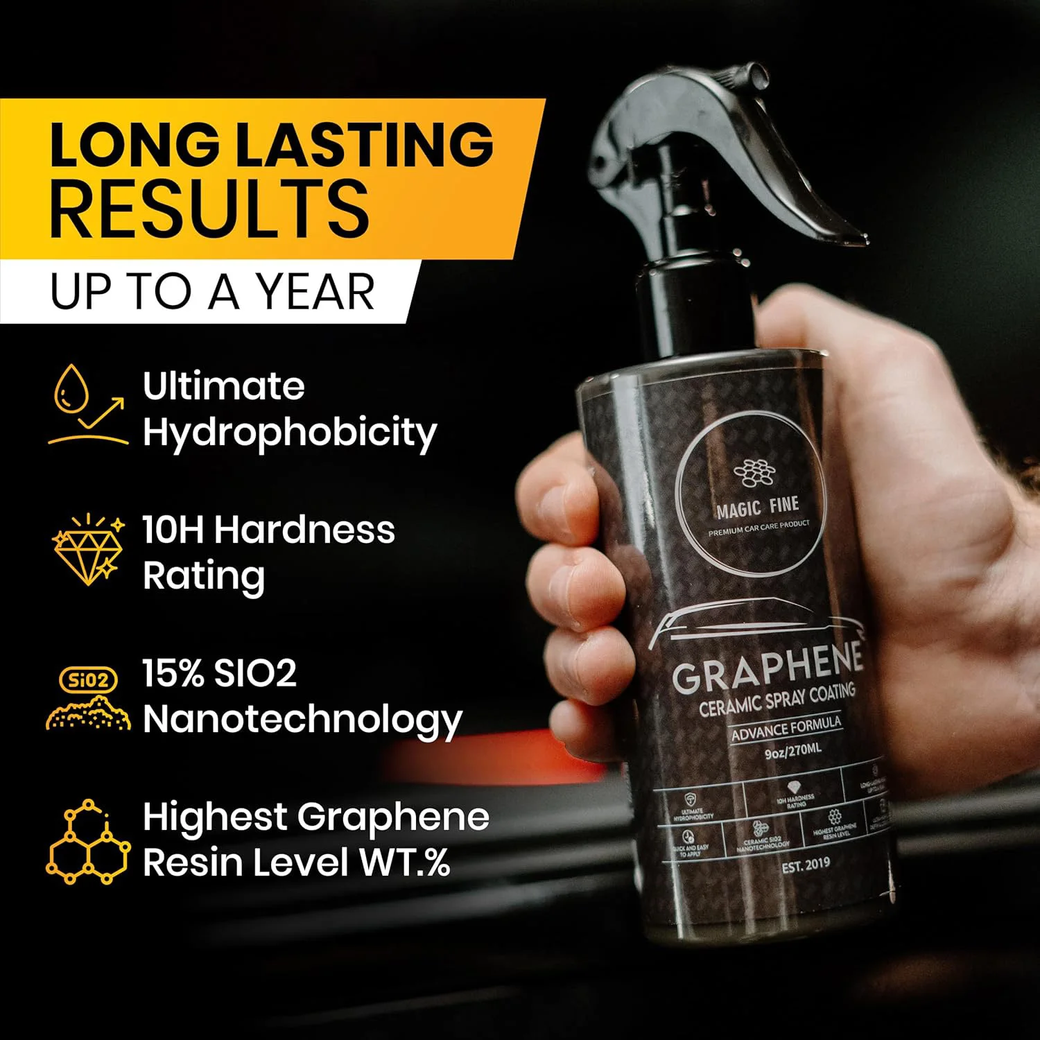 Graphene Ceramic Spray Coating - Car Wax Ceramic Coating review and price