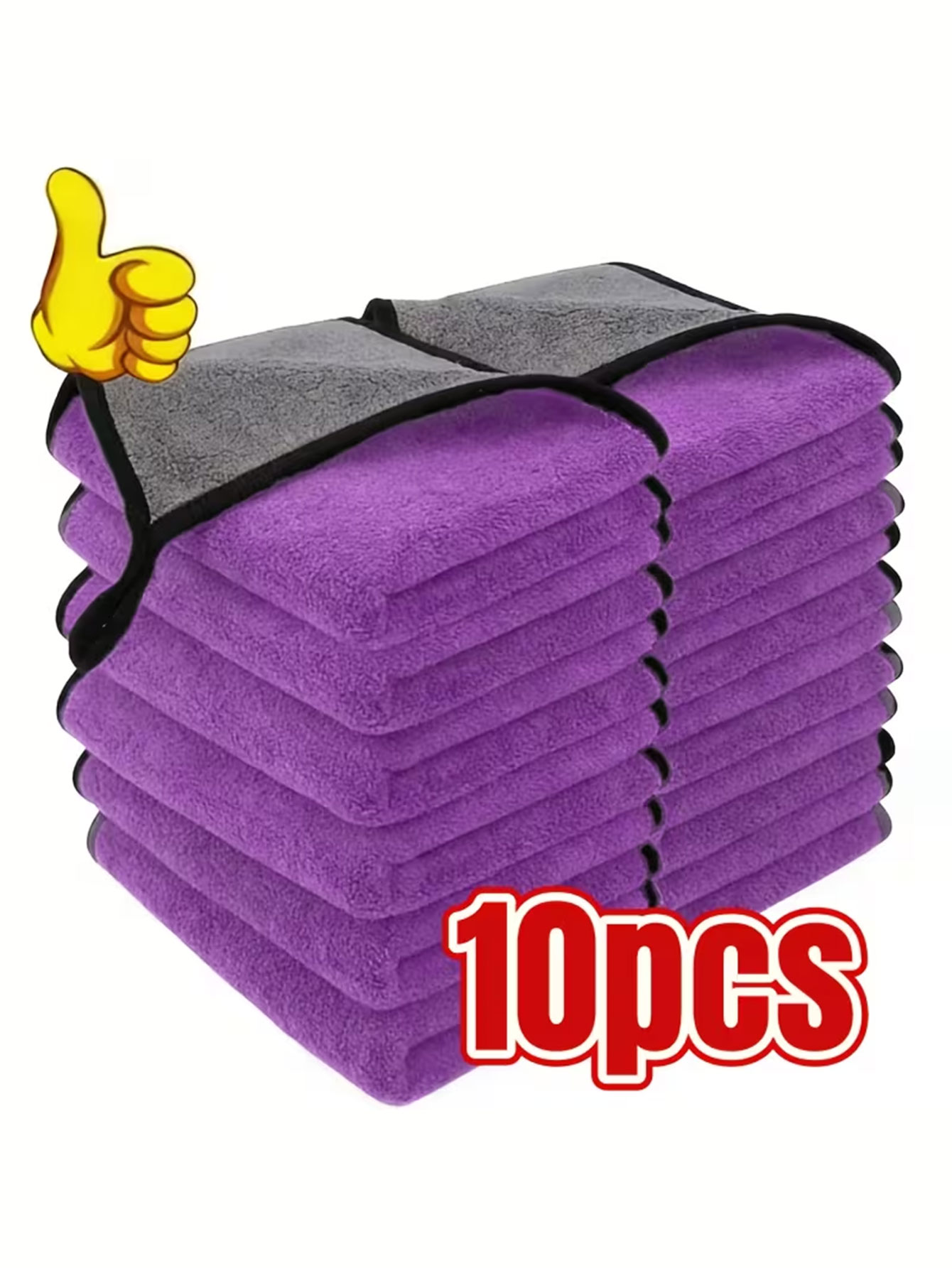 10-Pack Double-Sided Coral Vel - Microfiber Towel Detailing review and price