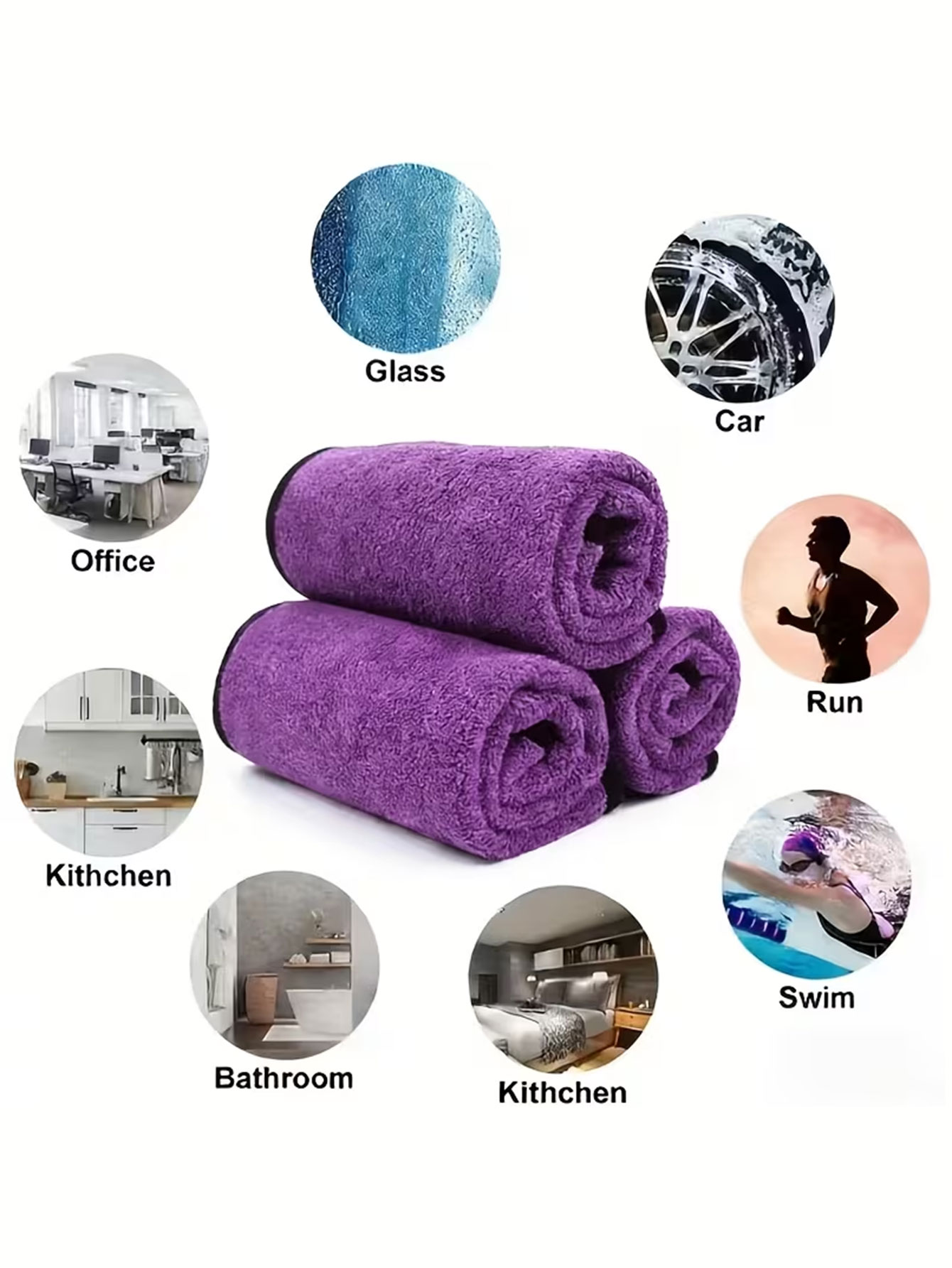 10-Pack Double-Sided Coral Vel - Microfiber Towel Detailing review and price