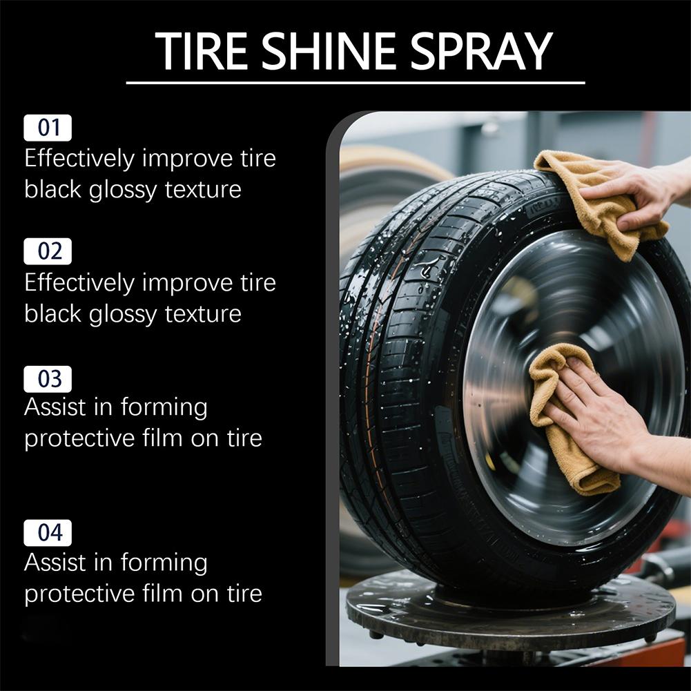 Tyre Gloss Tire Coating Spray  - Tire Shine Spray Sealant review and price