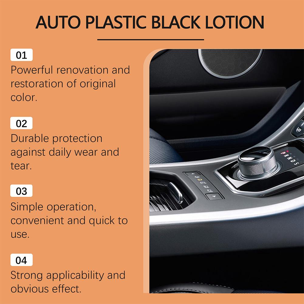 100/200ml Car Plastic Black Re - Trim Restorer Plastic review and price