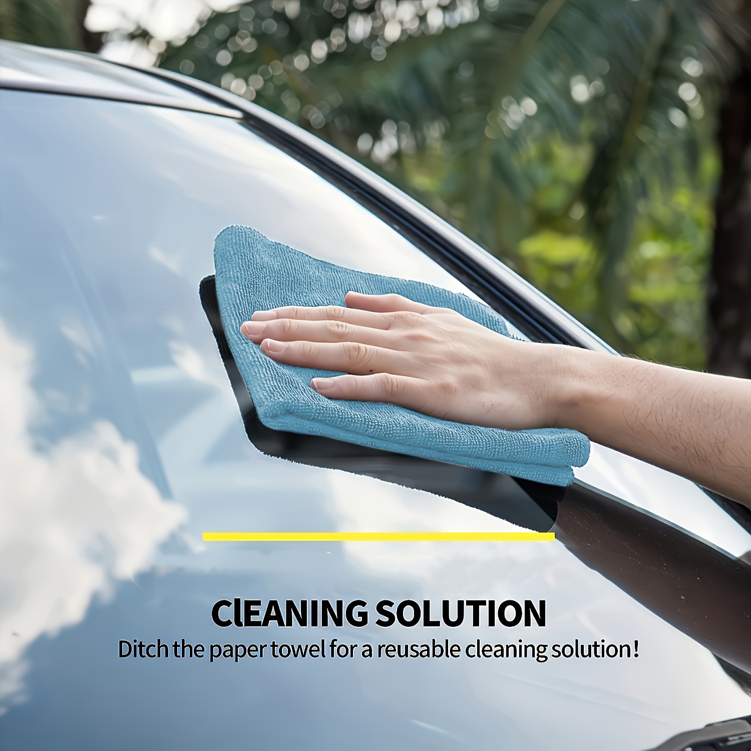 1-50pcs Light Blue Microfiber  - Microfiber Towel Detailing review and price