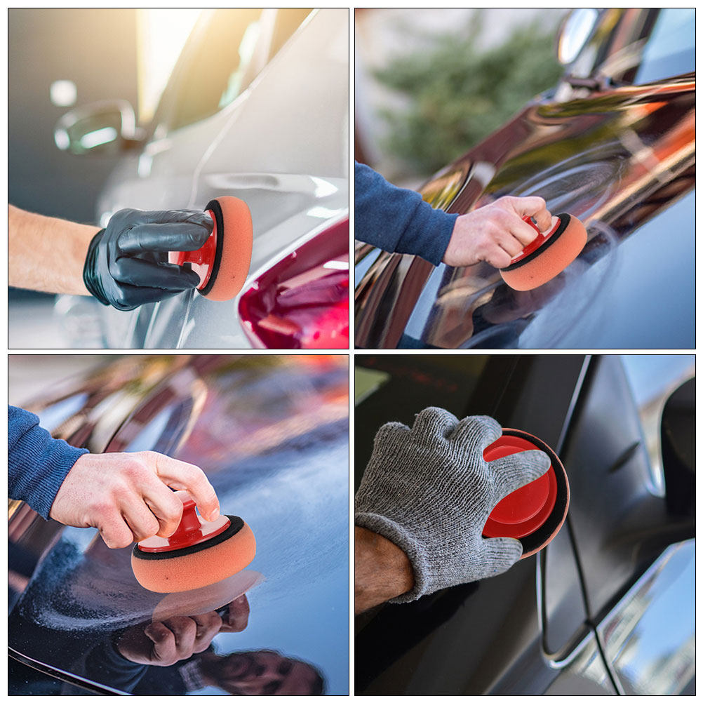 4-Piece Car Waxing Sponge Set  - Wax Applicator Pad review and price