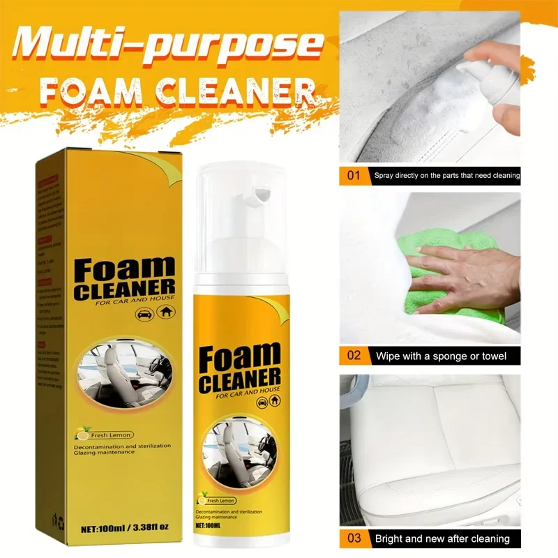 Multi functional foam cleaner  - Leather Cleaner Interior review and price