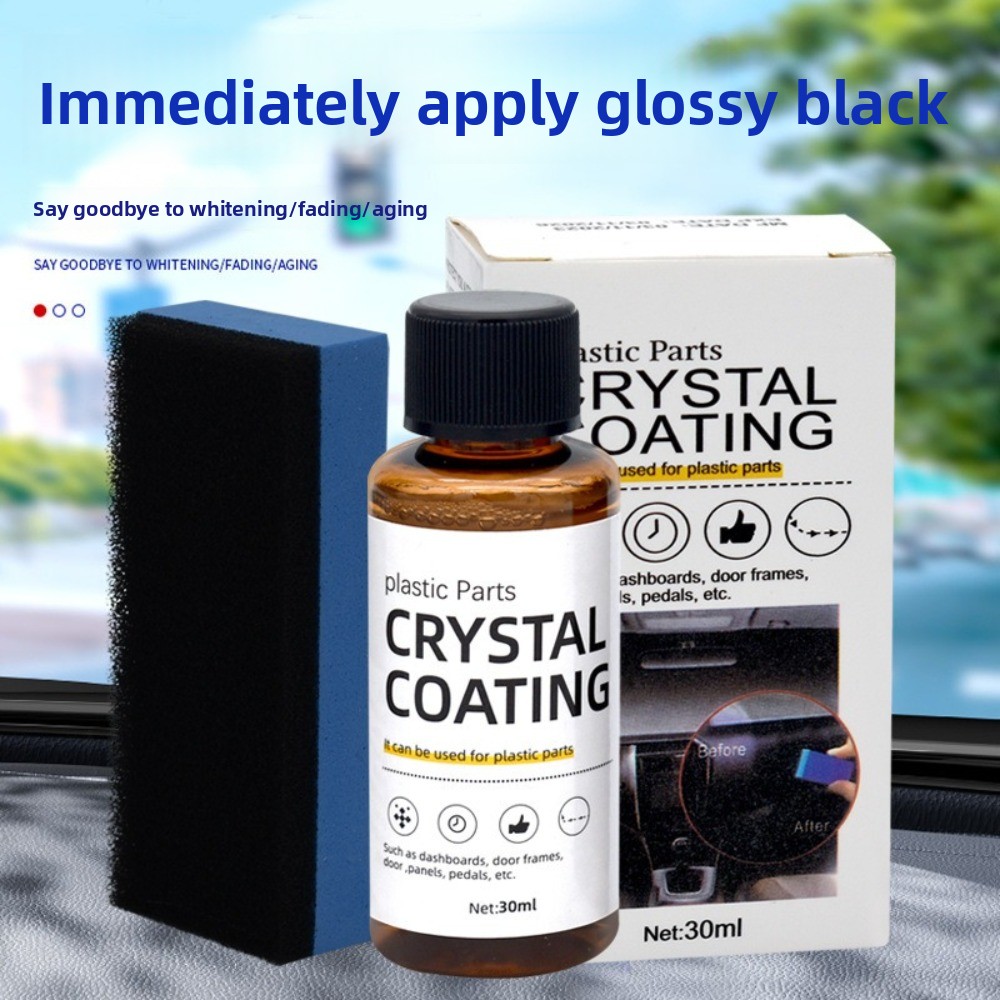 New Durable Crystal Coating Re - Trim Restorer Plastic review and price