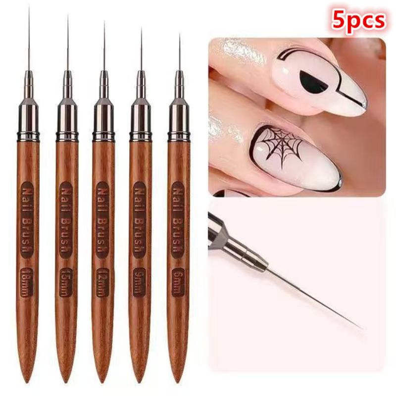 5 Piece Nail Art Liner Brush S - Detailing Brush Set review and price