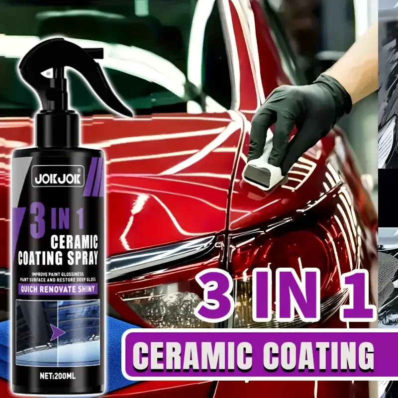 3 in 1 Car Ceramic Liquid Coat - Car Wax Ceramic Coating review and price