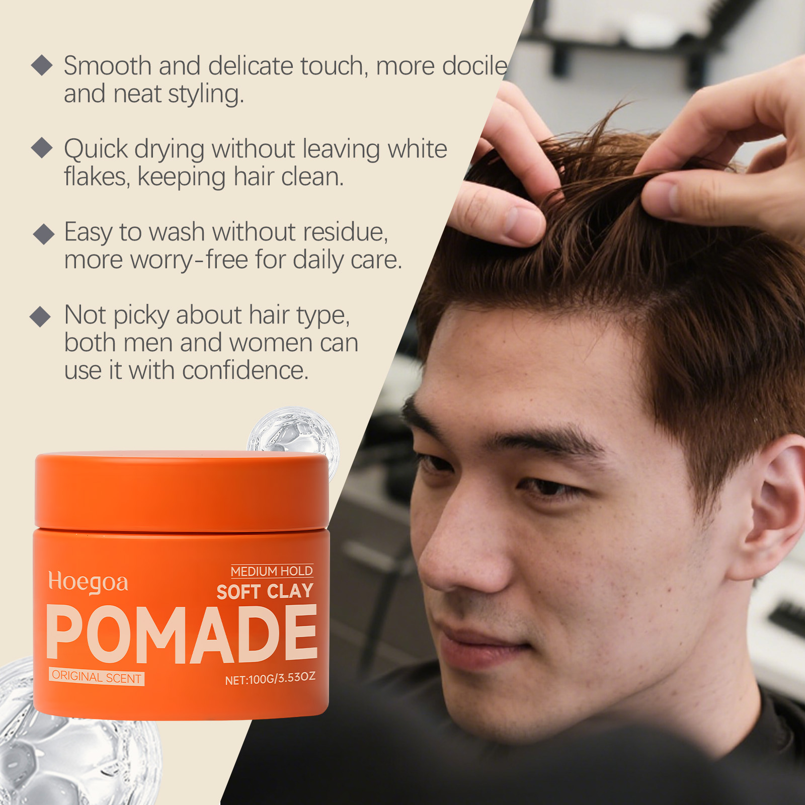 Original Hair Wax Long-Lasting - Clay Bar Lubricant review and price