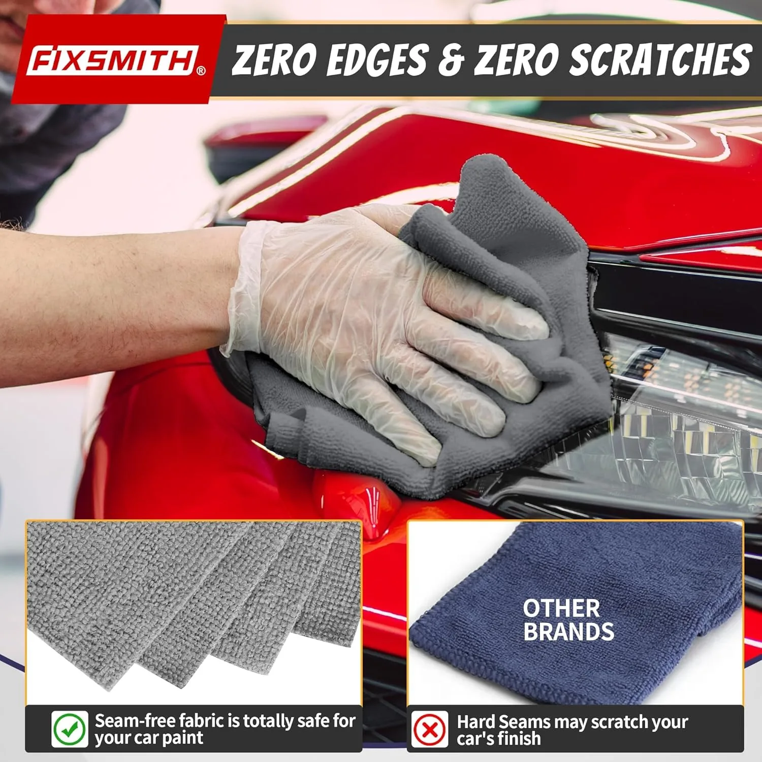 1/50pcs Microfiber Cleaning Cl - Microfiber Towel Detailing review and price