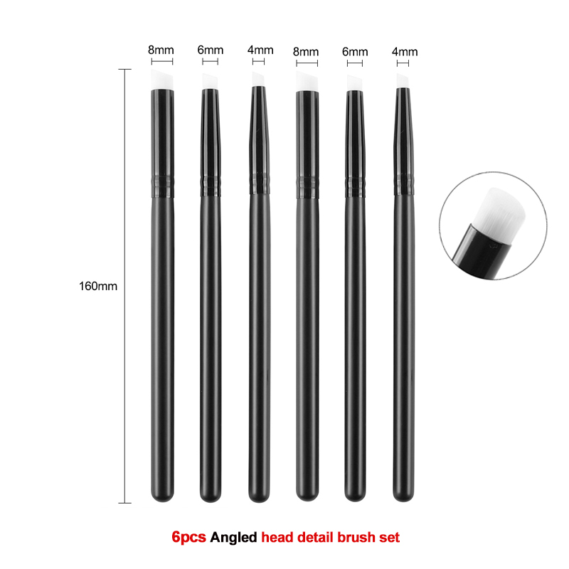 3Pcs/set Flat /angled Detailed - Detailing Brush Set review and price