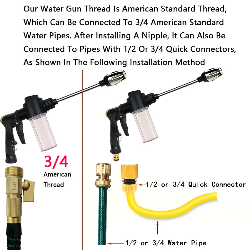 Garden Watering Gun Hose Nozzl - Car Shampoo Ph review and price