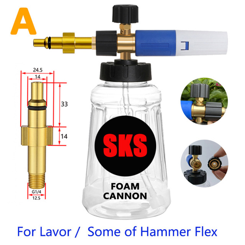 Varies Adapters Transparent Fo - Pressure Washer Foam Gun review and price