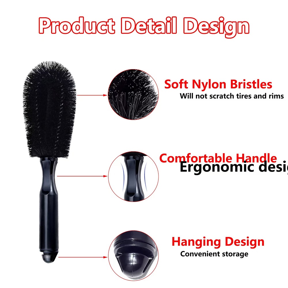 Car Wheel Brush Soft Bristle T - Wheel Cleaner Alloy review and price